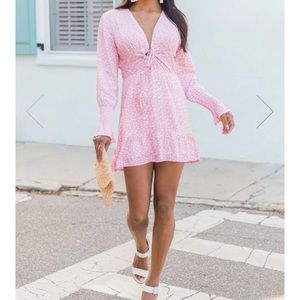 Pink floral dress NWT